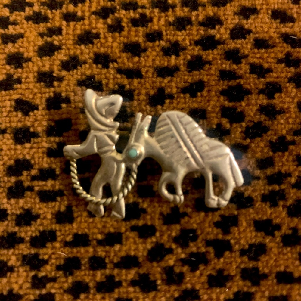 VINTAGE BURRO BROOCH
